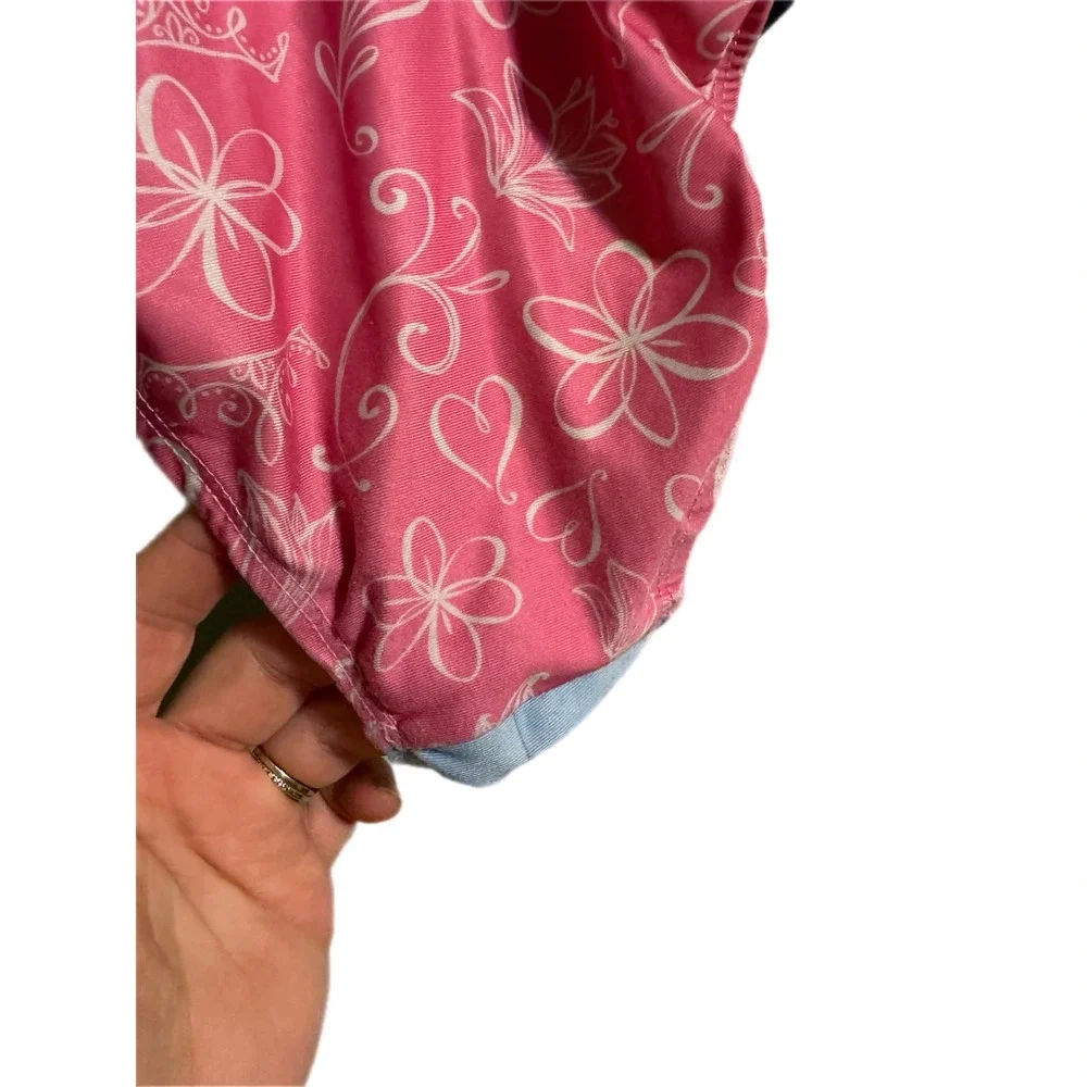 Disney Princess OnePiece Swimsuit Kids 3T Pink Excellent Ruffle Belle Cinderella